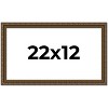 PosterPalooza | Sculpted Gold Picture Frame - UV Acrylic, Backing Board, Hanging Hardware Included - 2 of 4