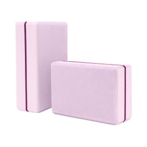 Toyzone World Light Pink High-Density Yoga Blocks - 1 of 3