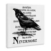 Stupell Industries Creepy Halloween Black Crow Raven, 24" x 24" - 3 of 4