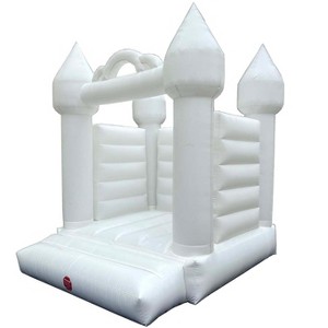 Pogo Bounce House Crossover Inflatable Bounce House NO Blower, White Wedding - 1 of 4