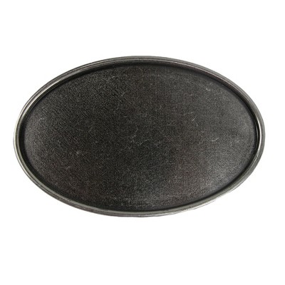 thumbnail image 2 of Chrome Silver Blank Round Metal Belt Buckle – Novelty Style, Men’s 2 of 4