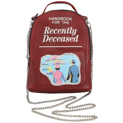 Handbook for the Recently Deceased Beetlejuice Luggage Tag 