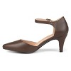 Journee Womens Bettie Almond Toe Mid Heel Pumps - 2 of 4
