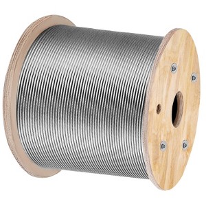 VEVOR Stainless Steel Cable 3/16"x 1000ft, T316 Marine Grade Deck Cable Railing, 1x19 Strands Construction Braided Aircraft Cable, Silver - 1 of 4