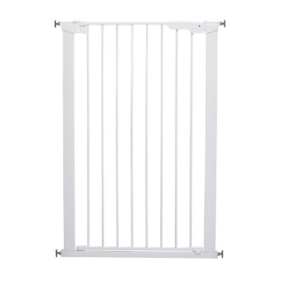 Scandinavian Pet Design Xtra Tall 31" Pressure Mounted Animal Safety Gate for Small and Large Dogs, White