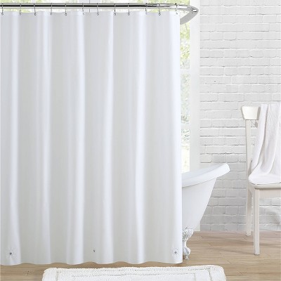Clorox 2pk Medium Weight Shower Curtains Liner Frosty
