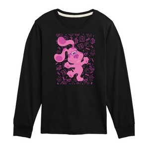 Boys' - Blue's Clues & You! - Magenta Excited Long Sleeve Graphic T-Shirt - 1 of 3