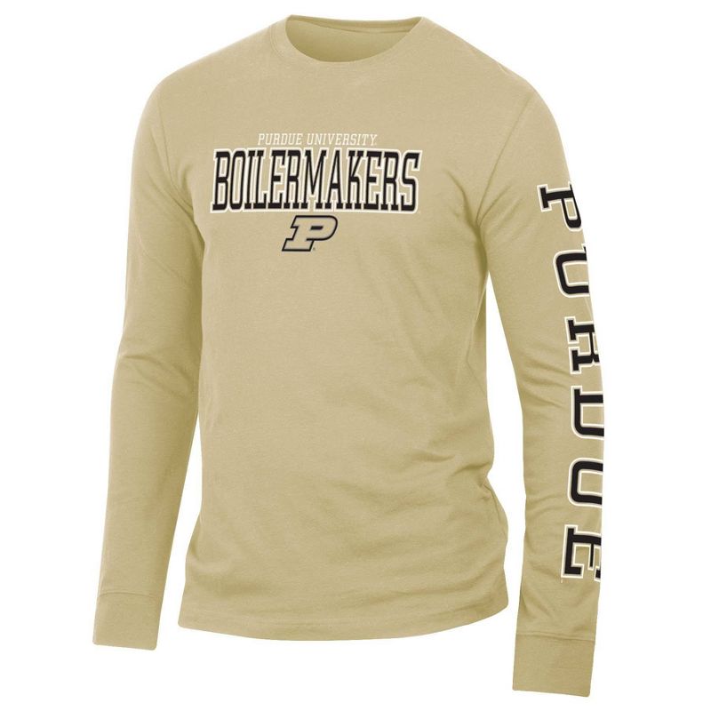 NCAA Purdue Boilermakers Men&#39;s Long Sleeve T-Shirt, 1 of 4