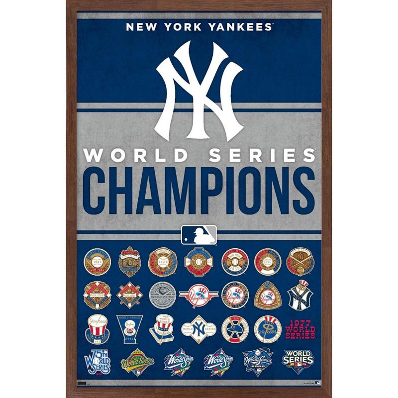 Trends International MLB New York Yankees - Champions 23 Framed Wall Poster Prints, 1 of 7