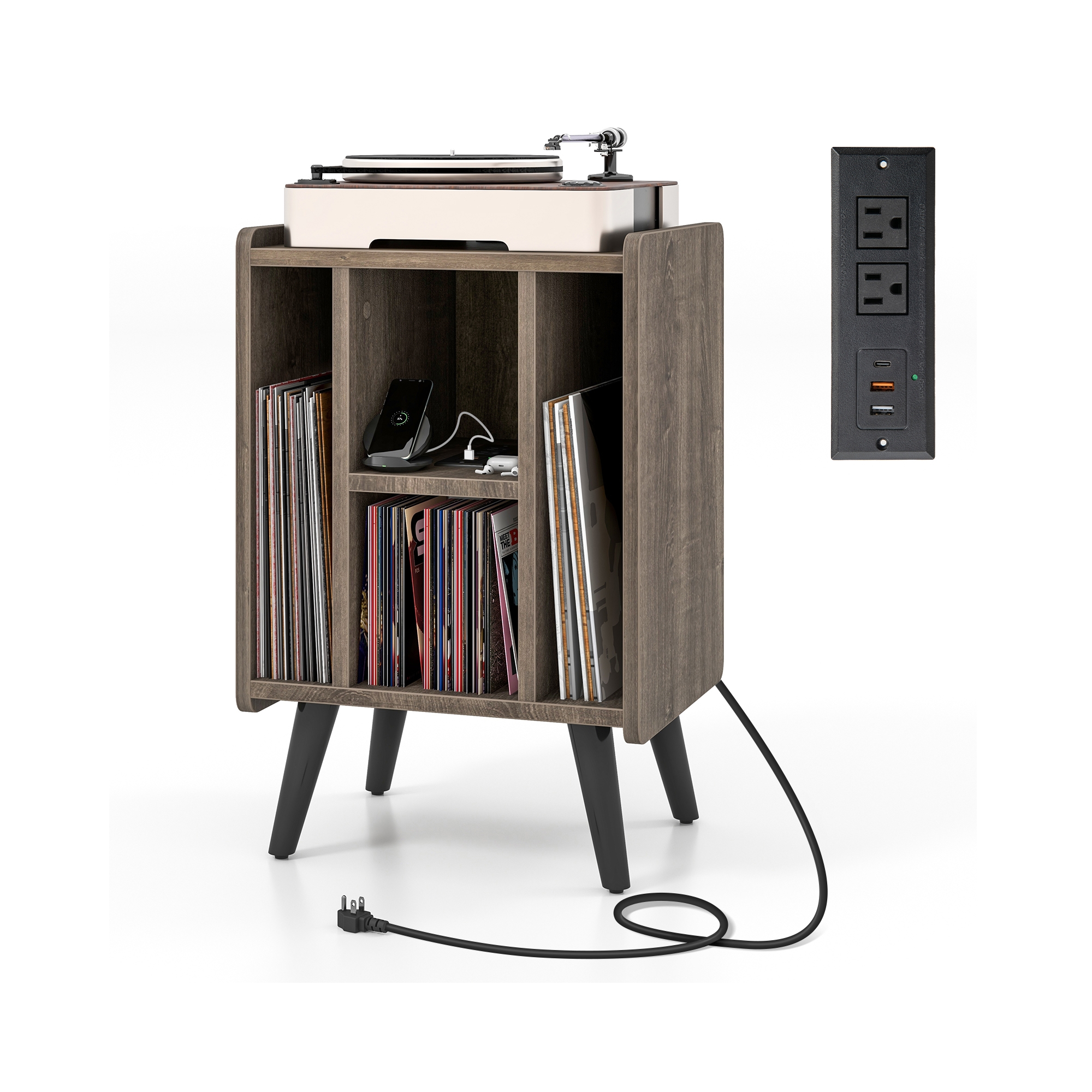 Costway Record Player Stand