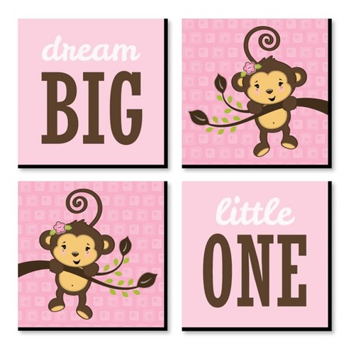 Big Dot Of Happiness Pink Twinkle Twinkle Little Star - Baby Girl Nursery  Wall Art & Kids Room Decor - Gift Ideas - 7.5 X 10 Inches - Set Of 3 Prints  : Target