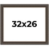 PosterPalooza | Museum Brown Picture Frame - UV Acrylic, Backing Board, Hanging Hardware Included - 2 of 4