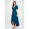 WEST K Women's Georgia Faux Wrap Dress with High-Low Hem and Tie Waist - 2 of 3