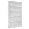 Kumasinova 60" 5-Shelf Tall Bookshelf,Adjustable Bookcase with Storage Shelves,Wood Book Shelf for Office,Living Room Furniture - 2 of 4