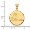 Black Bow Jewelry 14k Yellow Gold Samford Bulldogs NCAA Large Pendant - 2 of 3