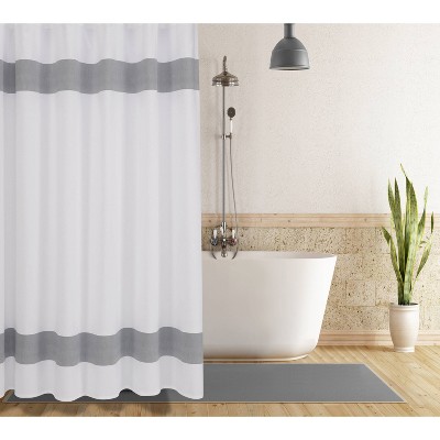 Unique Turkish Cotton Shower Curtain, Turkish Stripe Shower Curtain