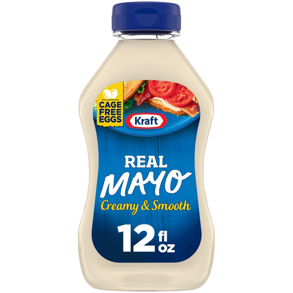 UPC 021000026876 product image for Kraft Real Mayonnaise Squeeze Bottle 12oz | upcitemdb.com