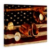 Stupell Industries Vintage American Flag Baseball Photo Canvas Art - 2 of 4