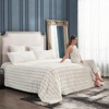 Cozy Bliss Bubble Faux Fur Throw Blankets, Plush Soft Thick Blanket for Sofa, Bedroom, Living Room - 2 of 4