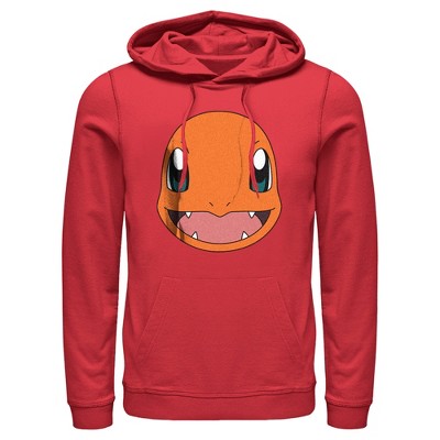 Men's Pokemon Charmander Smile Pull Over Hoodie
