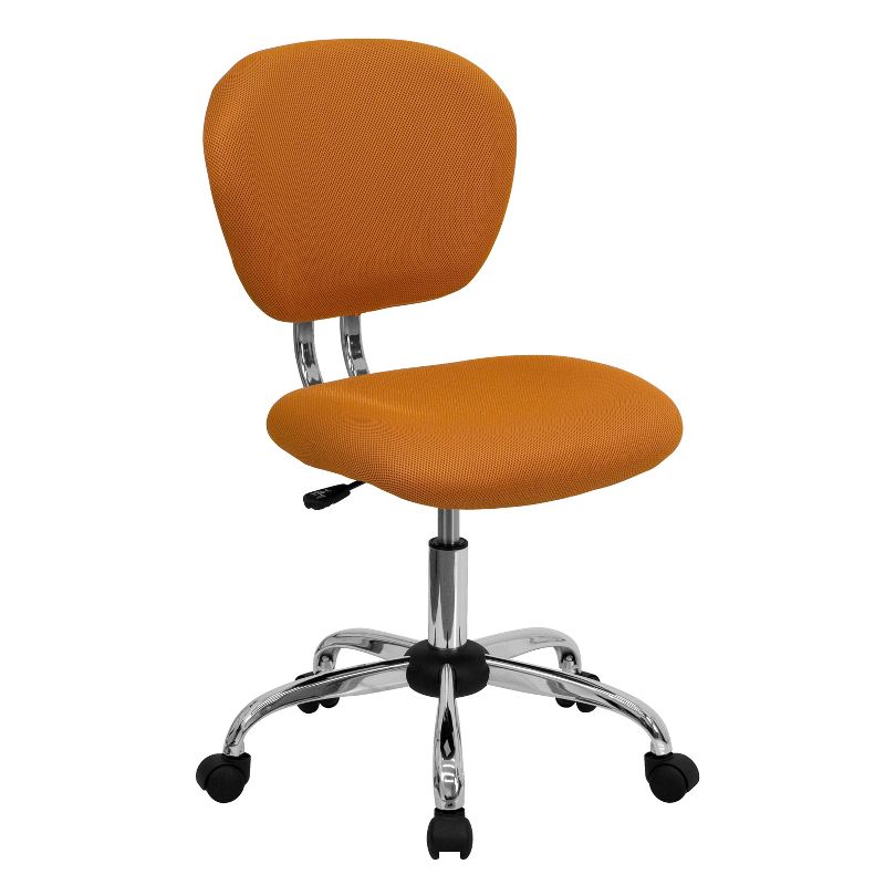Emma and Oliver Mid-Back Mesh Padded Swivel Task Office Chair with Chrome Base, 1 of 12