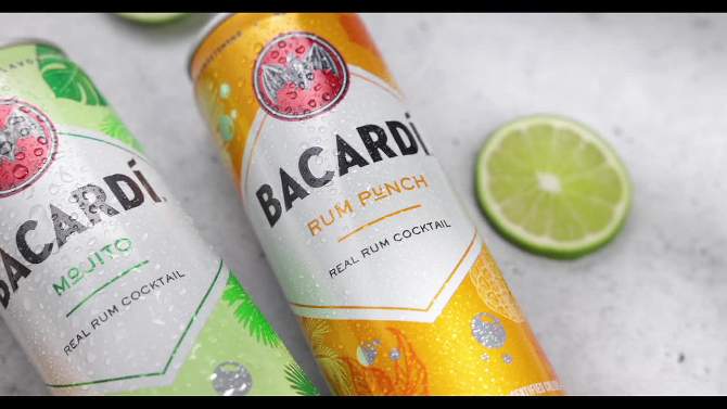 Bacardi Real Rum Cocktail Variety Pack - 6pk/355ml Cans, 2 of 9, play video
