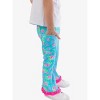 RuffleButts Toddler Girls UPF50+ Active Flared Ruffle Hem Pants - 4 of 4