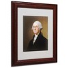 Trademark Fine Art -Gilbert Stuart 'George Washington 1821' Matted Framed Art - image 2 of 4