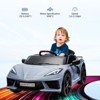 Kids Ride on Car, Licensed Corvette Battery Powered Car, 12V Toddles Electric Sports Car Toy with Remote Control - 3 of 4