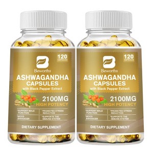 Extra Strength Ashwagandha 2100 mg Supplement - 1 of 4