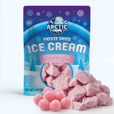 Arctic Farms Freeze Dried Ice Cream Bits That Does Not Melt (Bubble Gum)