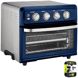Cuisinart TOA-70NV AirFryer Toaster Oven w/ Grill, Navy Blue + Warranty Bundle - 1 of 4