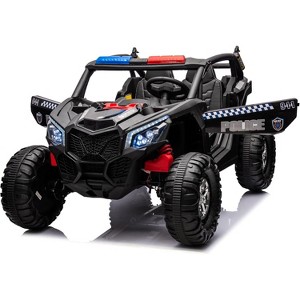 coucheta 24V Ride On Toys for Kids with Remote Control, 2-Seater UTV with Music & Light, 4WD Powerful Electric Vehicle with 4 Shock Absorbers - 1 of 4