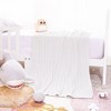 Cotton Cable Knit Toddler Blanket, Super Soft Warm Breathable Baby Blanket - NTBAY - 3 of 4