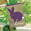 Cottontail Rabbit Spring Burlap House Flag Easter 28" x 40" Briarwood Lane - 4 of 4