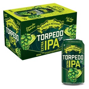 Sierra Nevada Torpedo Extra IPA Beer - 6pk/12 fl oz Cans - 1 of 4