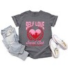 Simply Sage Market Women's Self Love Social Club Short Sleeve Garment Dyed Tee - 3 of 4