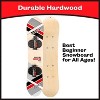 Sportsstuff Kids' Snow Ryder 110cm Snowboard 42'' - Black/Red - 3 of 4