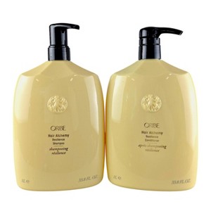 Oribe Hair Alchemy Resilience Shampoo - (33.8 oz) & Hair Alchemy Resiliance Conditioner - (33.8 oz) DUO SET KIT - Reveal Hair's Supernatural Strength - 1 of 4