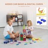 VEVOR Magnetic Tiles, Magnetic Building Blocks, Magnet Building Set with 2 Car Bases & 26 Digital Cards,Toys for Toddlers Boys Girls Aged 5+ - 4 of 4