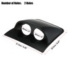 Unique Bargains Dual Dashboard Gauge Holder Pod Meter Mount Bracket Carbon Fiber Pattern 1 Pc - 3 of 4