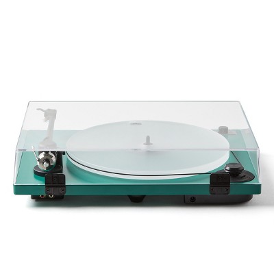 Green Acrylic Belt Drive Turntable with Ortofon Cartridge