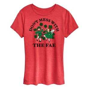 Women's - Instant Message - Don't Mess With The Fae Short Sleeve Graphic T-Shirt - 1 of 4