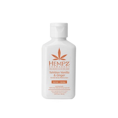 Hempz Herbal Body Moisturizer - Tahitian Vanilla and Ginger - 2.25 fl oz