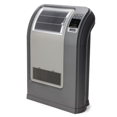 Lasko CC24841 Portable Space Saving Digital Cyclonic Ceramic Space Heater with Remote Control, Gray