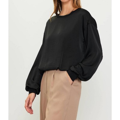 Women's Hendrick Bubble Top - Plus - SKIES ARE BLUE
