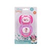 Disney Baby Minnie Mouse 2 Piece Pink & Purple Orthodontic Pacifiers infant - 4 of 4