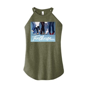 Women's - Footloose - Shoes Don't Matter Graphic High Neck Tank - 1 of 3