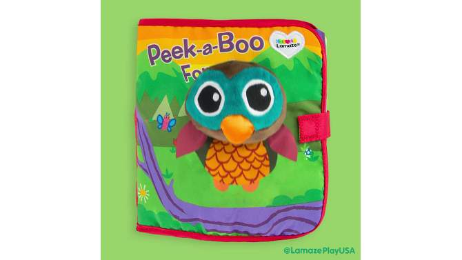 Lamaze Peek-a-Boo Forest Soft Book, 2 of 7, play video
