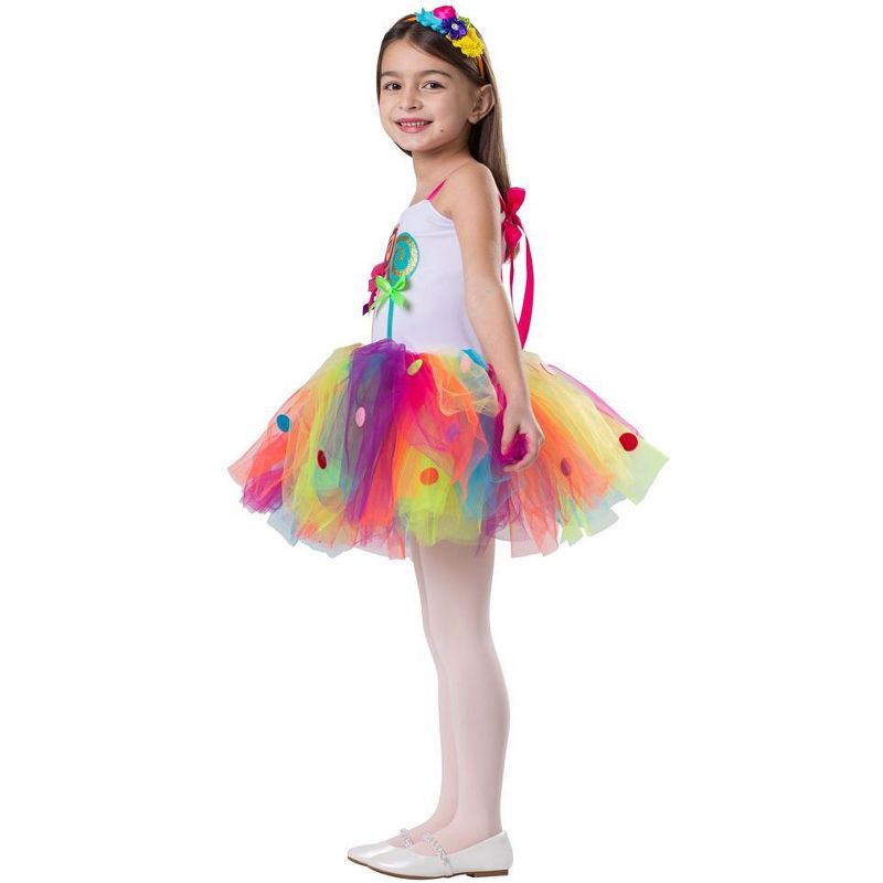 Dress Up America Candy Lollipop Dress Costume For Toddler Girls, 2 of 4